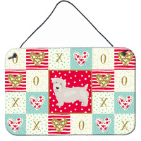 "Caroline's Treasures Glen of Imal #2 Love Door Hanging Prints wall-decor, Multicolor"