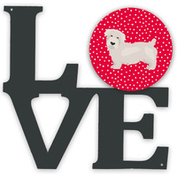 "Caroline's Treasures Glen of Imal #2 Metal Artwork Love wall-decor, Multicolor"