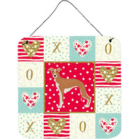 "Caroline's Treasures Italian Greyhound #2 Love Door Hanging Prints wall-decor, Multicolor"