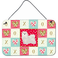"Caroline's Treasures Lhasa Apso #2 Love Door Hanging Prints wall-decor, Multicolor"