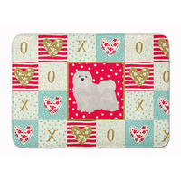"Caroline's Treasures Lhasa Apso #2 Love Machine Washable Memory Foam Mat doormats, Multicolor"
