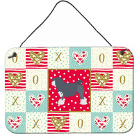 "Caroline's Treasures Lowchen Little Lion Dog #1 Love Door Hanging Prints wall-decor, Multicolor"