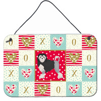 "Caroline's Treasures Lowchen Little Lion Dog #2 Love Door Hanging Prints wall-decor, Multicolor"