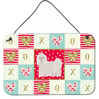 "Caroline's Treasures Maltese Love Door Hanging Prints wall-decor, Multicolor"