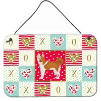 "Caroline's Treasures Nordic Spitz Love Door Hanging Prints wall-decor, Multicolor"