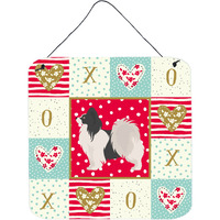 "Caroline's Treasures Papillon #2 Love Door Hanging Prints wall-decor, Multicolor"