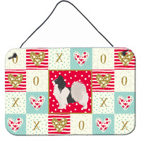 "Caroline's Treasures Papillon #2 Love Door Hanging Prints wall-decor, Multicolor"