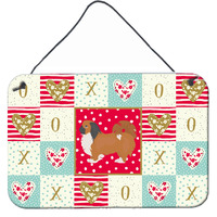 "Caroline's Treasures Pekingese Love Door Hanging Prints wall-decor, Multicolor"