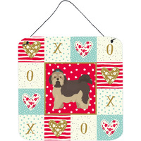 "Caroline's Treasures Russian Lapdog Love Door Hanging Prints wall-decor, Multicolor"