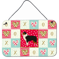 "Caroline's Treasures Australian Shepherd Love Door Hanging Prints wall-decor, Multicolor"