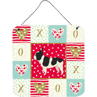 "Caroline's Treasures French Bulldog Love Door Hanging Prints wall-decor, Multicolor"