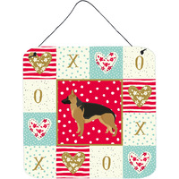 "Caroline's Treasures German Shepherd Love Door Hanging Prints wall-decor, Multicolor"