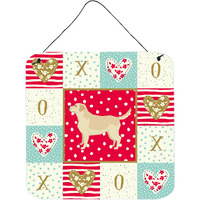 "Caroline's Treasures Labrador Retriever Love Door Hanging Prints wall-decor, Multicolor"
