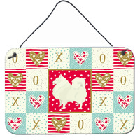 "Caroline's Treasures Spitz Love Door Hanging Prints wall-decor, Multicolor"