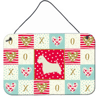 "Caroline's Treasures Westie Love Door Hanging Prints wall-decor, Multicolor"