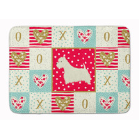 "Caroline's Treasures Westie Love Machine Washable Memory Foam Mat doormats, Multicolor"