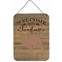 "Caroline's Treasures F1 Hybrid Camel Welcome Door Hanging Prints wall-decor, Multicolor"