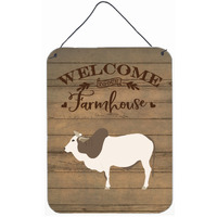 "Caroline's Treasures Malvi Cow Welcome Door Hanging Prints wall-decor, Multicolor"