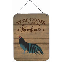 "Caroline's Treasures Sumatra Chicken Welcome Door Hanging Prints wall-decor, Multicolor"