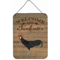 "Caroline's Treasures Minorca Ctalalan Chicken Welcome Door Hanging Prints wall-decor, Multicolor"