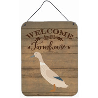 "Caroline's Treasures West Harlequin Duck Welcome Door Hanging Prints wall-decor, Multicolor"
