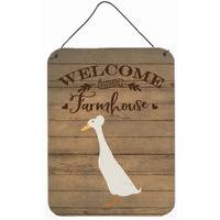 "Caroline's Treasures Bali Duck Welcome Door Hanging Prints wall-decor, Multicolor"