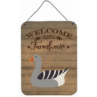"Caroline's Treasures Pilgrim Goose Welcome Door Hanging Prints wall-decor, Multicolor"