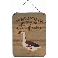"Caroline's Treasures Chinese Goose Welcome Door Hanging Prints wall-decor, Multicolor"
