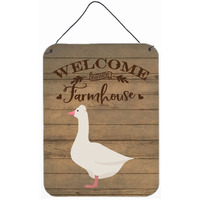 "Caroline's Treasures Roman Goose Welcome Door Hanging Prints wall-decor, Multicolor"