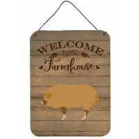 "Caroline's Treasures Hungarian Mangalica Pig Welcome Door Hanging Prints wall-decor, Multicolor"