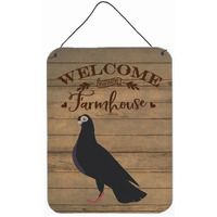 "Caroline's Treasures Budapest Highflyer Pigeon Welcome Door Hanging Prints wall-decor, Multicolor"