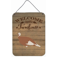 "Caroline's Treasures Jersey Buff Turkey Hen Welcome Door Hanging Prints wall-decor, Multicolor"