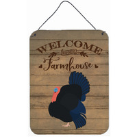 "Caroline's Treasures Norfolk Black Turkey Welcome Door Hanging Prints wall-decor, Multicolor"