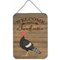 "Caroline's Treasures Marragansett Turkey Welcome Door Hanging Prints wall-decor, Multicolor"