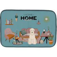 "Caroline's Treasures CK7906DDM Soft Coated Wheaten Terrier Sweet Home dish-drying-mats, 14 x 21, Multicolor"