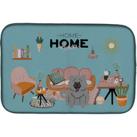 "Caroline's Treasures CK7984DDM Blue Chow Sweet Home dish-drying-mats, 14 x 21, Multicolor"