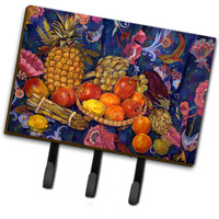 "Caroline's Treasures DND0018TH68 Fruit & Vegetables by Neil Drury Leash or Key Holder, Large, Multicolor"