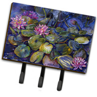 "Caroline's Treasures DND0133TH68 Waterlilies by Neil Drury Leash or Key Holder, Large, Multicolor"
