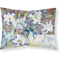 "Caroline's Treasures Easter Lillies Fabric Standard Pillowcase GFGO0014PILLOWCASE, Multicolor"