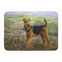 "Caroline's Treasures Airedale Terrier The Kings Country Floor Mat, 19"" x 27"", Multicolor"