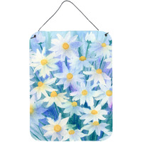 "Caroline's Treasures Light and Airy Daisies Wall or Door Hanging Prints IBD0255DS1216, 16HX12W, Multicolor"