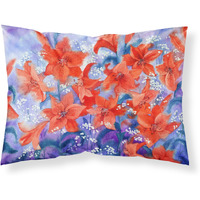 "Caroline's Treasures Lillies Fabric Standard Pillowcase IBD0257PILLOWCASE, Multicolor"