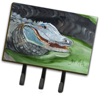 "Caroline's Treasures JMK1003TH68 Blue Alligator Leash or Key Holder, Large, Multicolor"