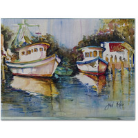"Caroline's Treasures JMK1046PLMT Fly Creek Fish Market Fabric Placemat, Multicolor"