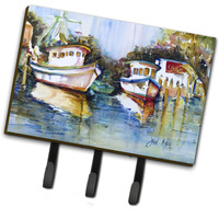 "Caroline's Treasures JMK1046TH68 Fly Creek Fish Market Leash or Key Holder, Large, Multicolor"