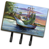 "Caroline's Treasures JMK1059TH68 Jeannie Shrimp Boat Leash or Key Holder, Large, Multicolor"