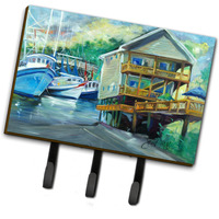 "Caroline's Treasures JMK1069TH68 Ocean Springs Harbor Landing Leash or Key Holder, Large, Multicolor"