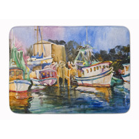 "Caroline's Treasures Shrimp Boat Warehouse Floor Mat, 19"" x 27"", Multicolor"