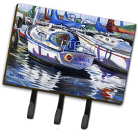 "Caroline's Treasures JMK1081TH68 Sunshine Sailboat Leash or Key Holder, Large, Multicolor"