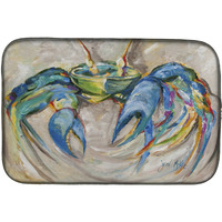"Caroline's Treasures Crab Dish Drying Mat, 14"" x 21"", Multicolor"